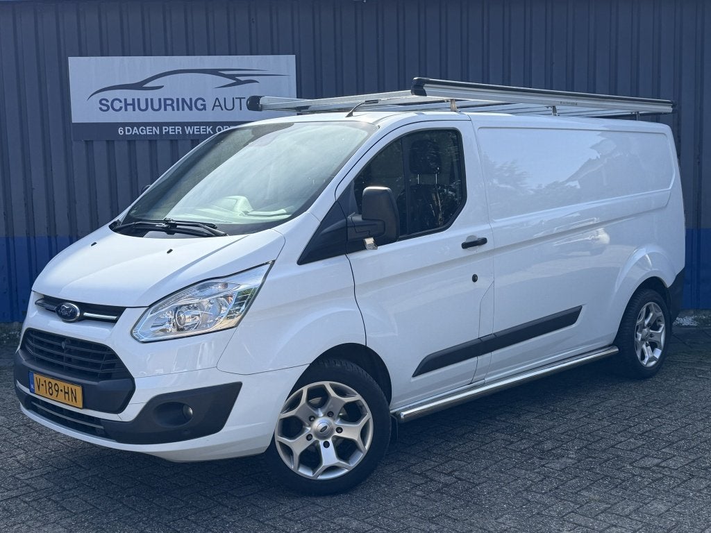 Ford Transit Custom 290 2.0 TDCI L2H1 Tr (bj 2017), Euro 6, 4 cilinders, Wit, Origineel Nederlands