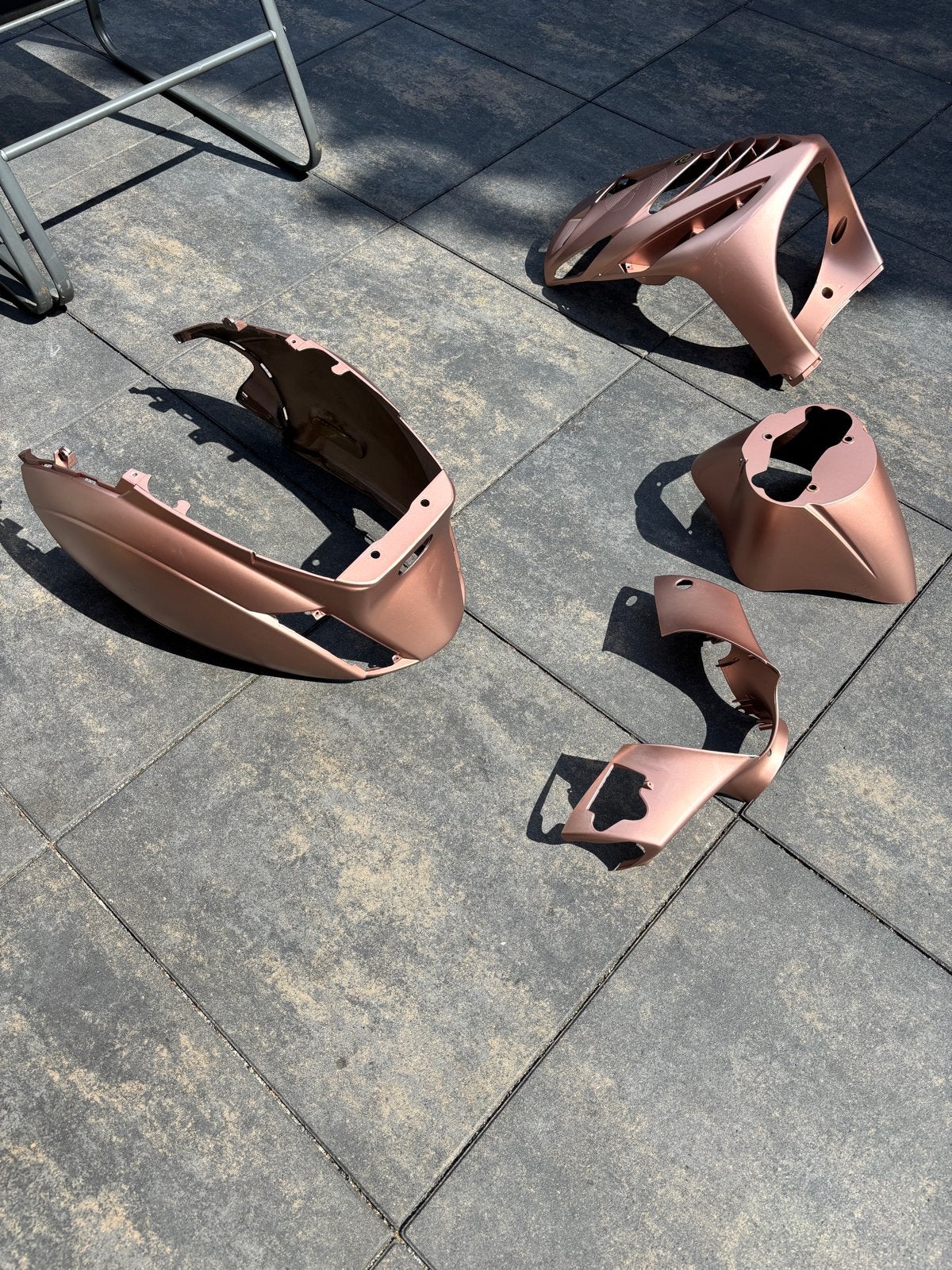 Piaggio Zip SP Kappen Set - Roségoud, Ophalen, Gebruikt, Kap, Piaggio