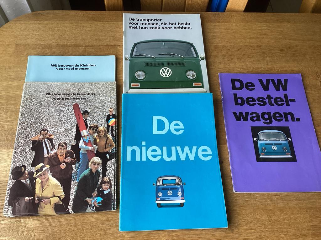 VW Kleinbus, Transport en Bestelwagen T2 brochures, Ophalen of Verzenden, Gelezen, Volkswagen