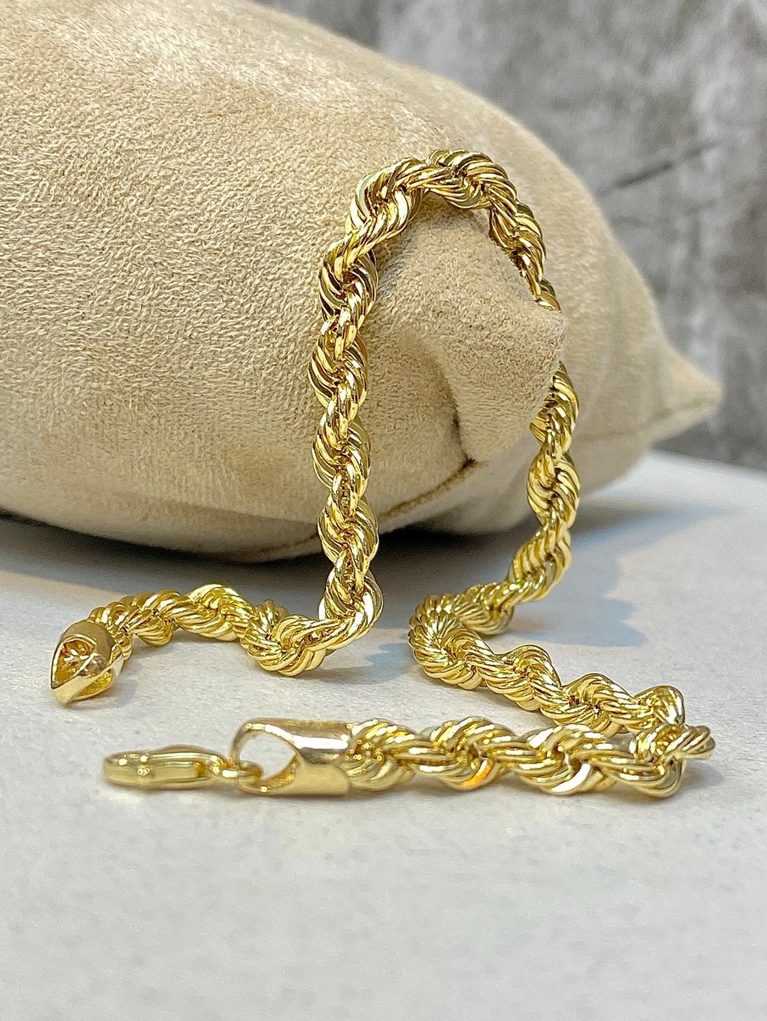 14k Gouden Rope Armband, Ophalen of Verzenden, Nieuw, Goud
