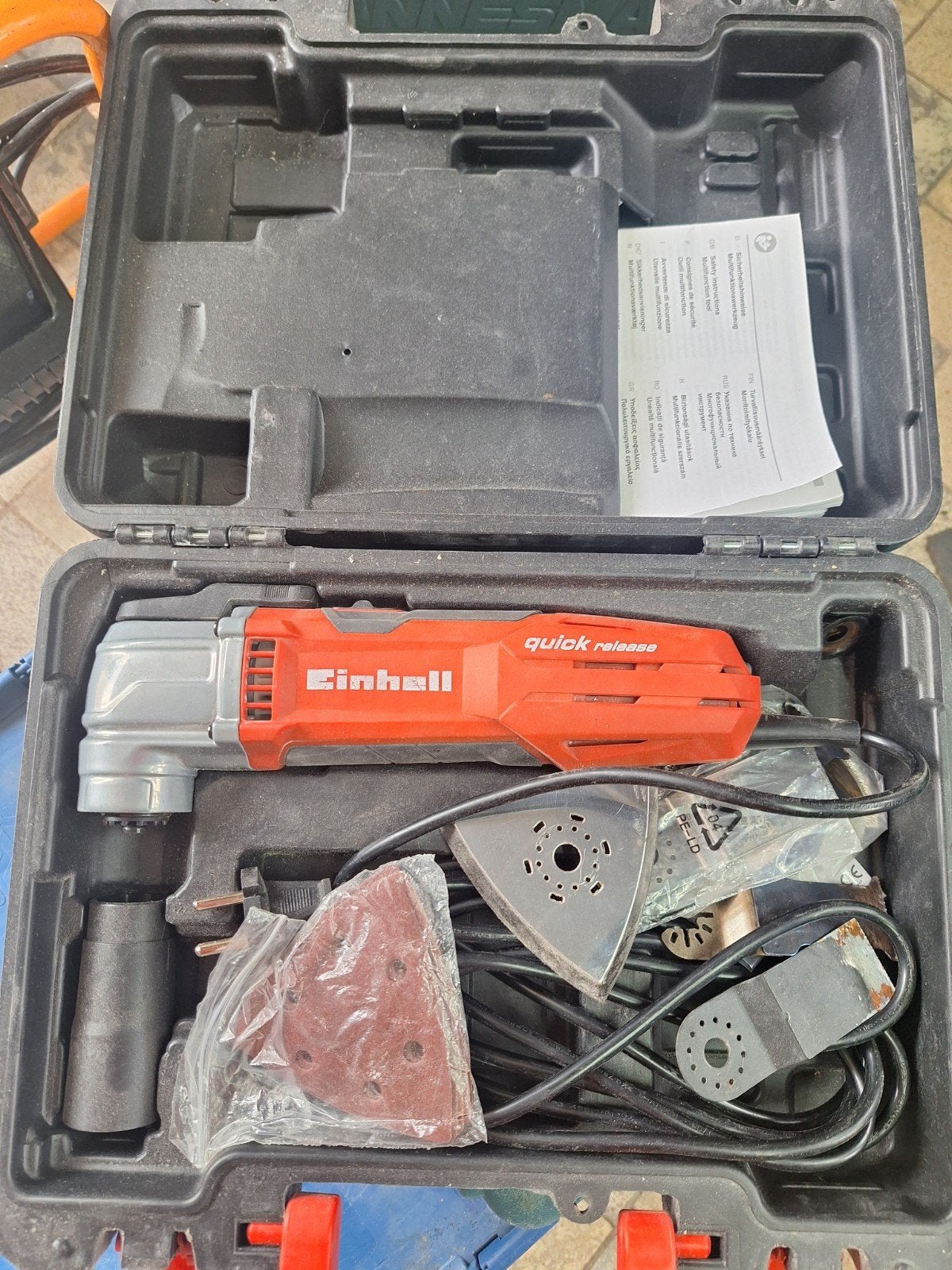 Einhell multitool 1 gebruikt, Ophalen of Verzenden, Minder dan 600 watt, Overige typen