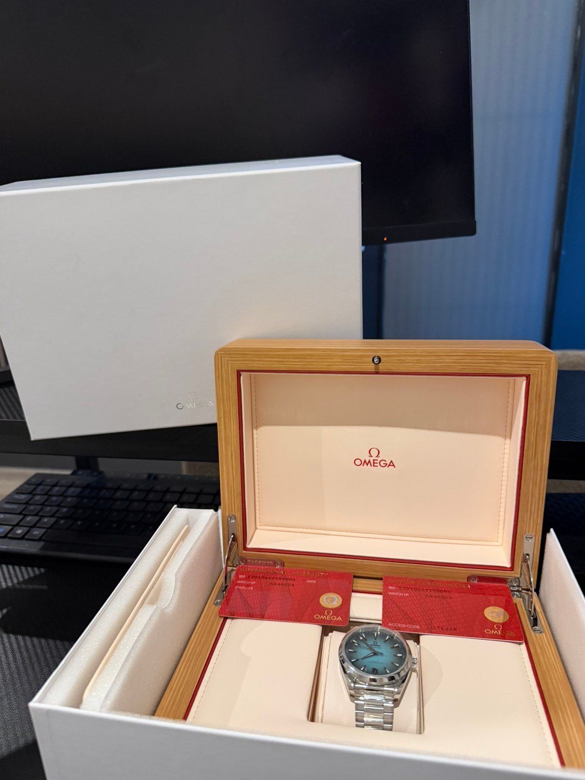 Omega Seamaster Aqua Terra 150M 41mm –Turquoise Dial – Nieuw, Polshorloge, Nieuw, Ophalen of Verzenden, Omega