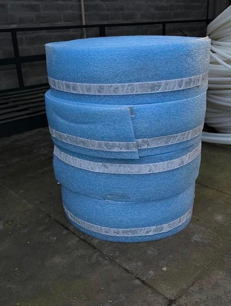 5x rol randisolatie 25mtr 8mm dik 150mm hoog, Minder dan 30 cm, Overige typen, Minder dan 60 cm, Ophalen of Verzenden