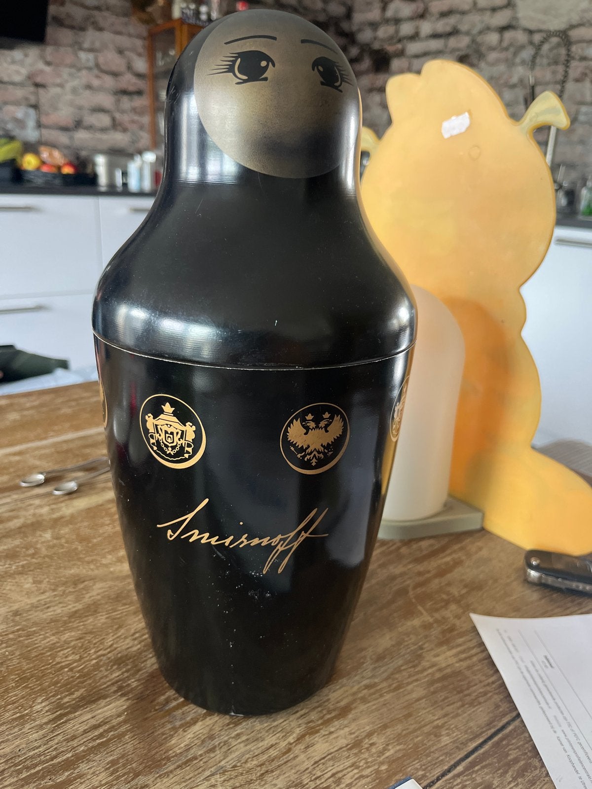 Smirnoff Matroesjka Cocktail Shaker / IJsemmer, Ophalen of Verzenden, Gebruikt, Gebruiksvoorwerp