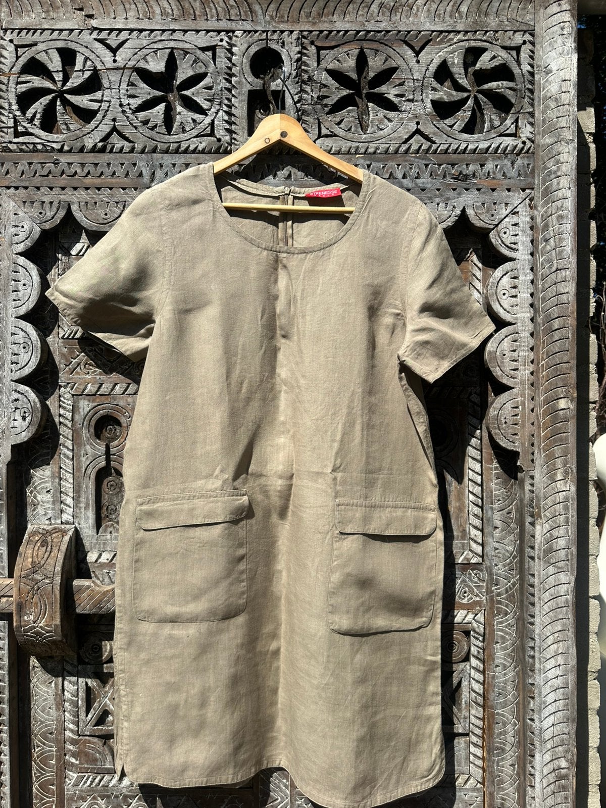 Strenesse jurkje  linnen, Kleding | Dames, Ophalen of Verzenden, Zo goed als nieuw, Maat 36 (S), Knielengte