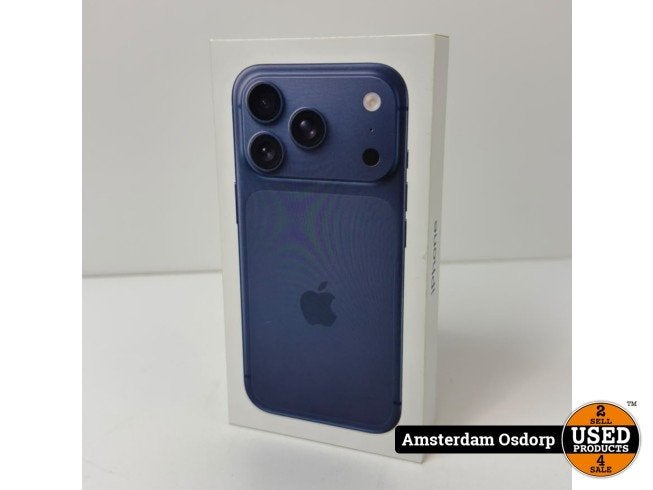 Apple iPhone 17 pro 256GB Deep Blue | Nieuw in Seal, Apple, Nieuw, Support@apple.com, One Apple Park Way
Cupertino, CA 95014
United States
