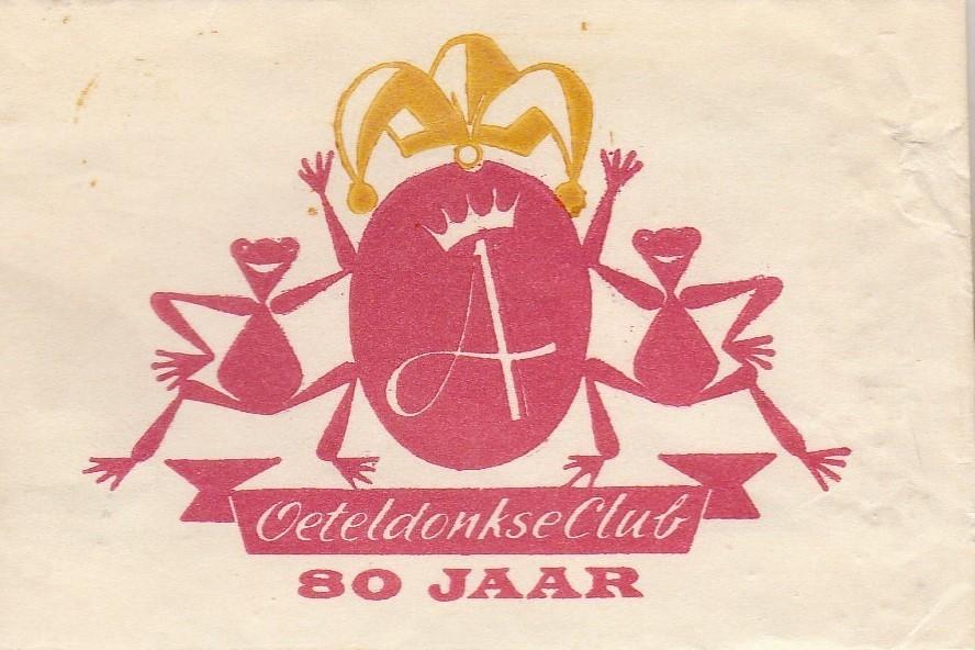 Oeteldonkse Club 80 jaar - carnaval Den Bosch - kikker steek, Ophalen of Verzenden
