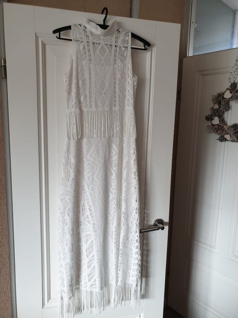 Ana Alcazar jurk 34, Kleding | Dames, Wit, Ophalen of Verzenden, Zo goed als nieuw, Onder de knie