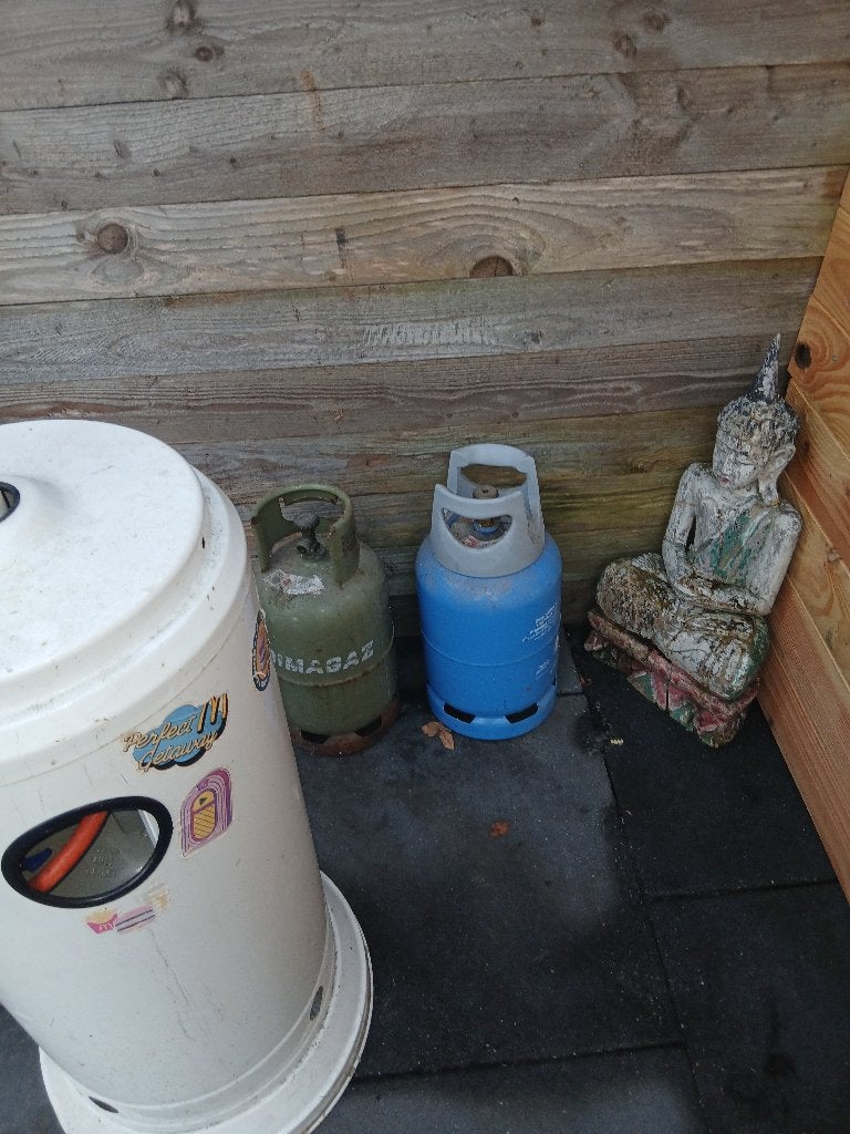Teras heater, Gebruikt, Ophalen of Verzenden, Waterbestendig, Vloer