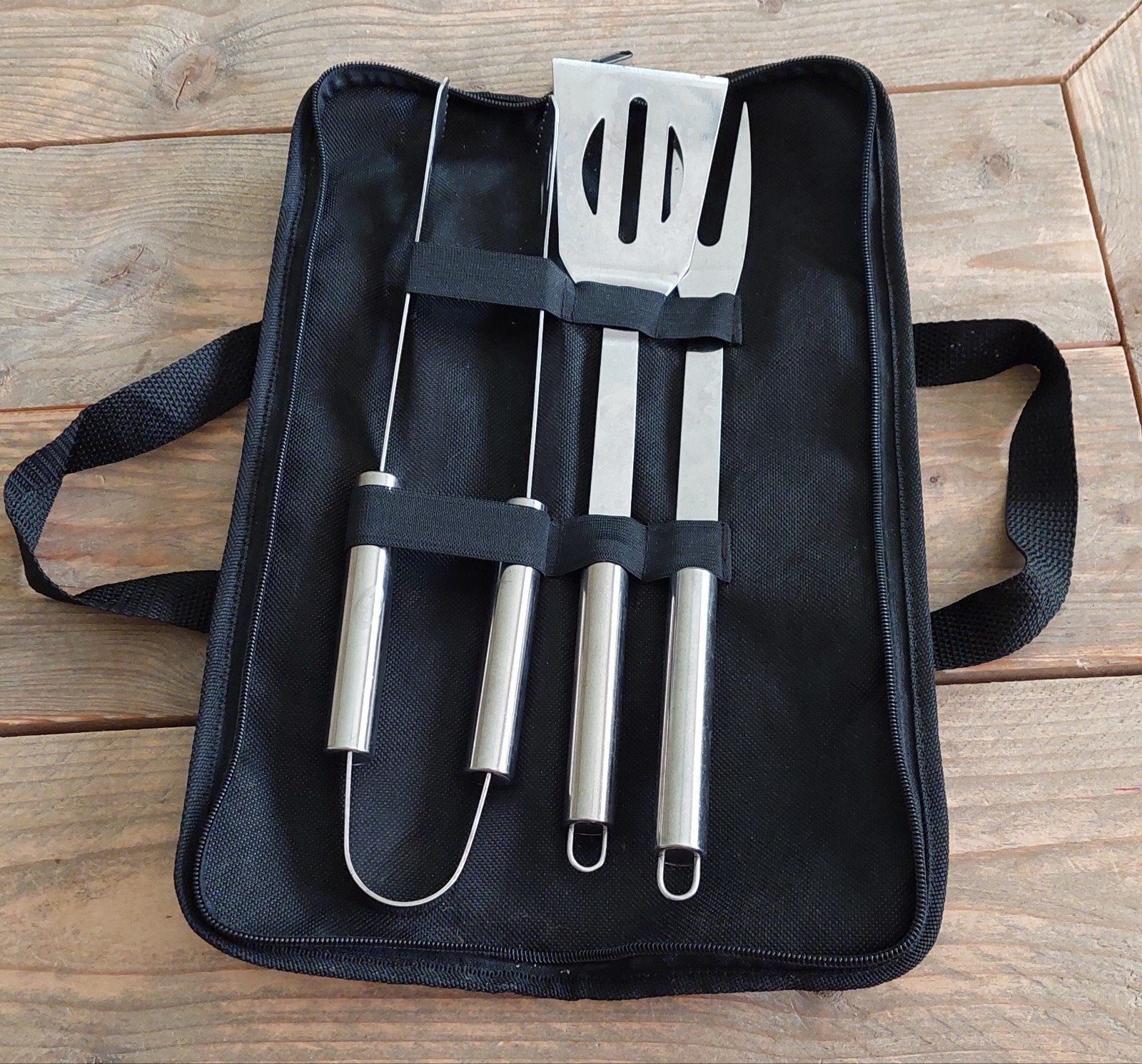 BBQ gereedschap in tas, Ophalen of Verzenden, Nieuw