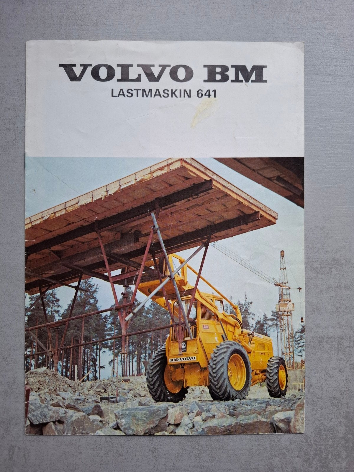 Volvo BM Lastmasking 641 brochure - 1973, Ophalen of Verzenden, Gelezen, Volvo