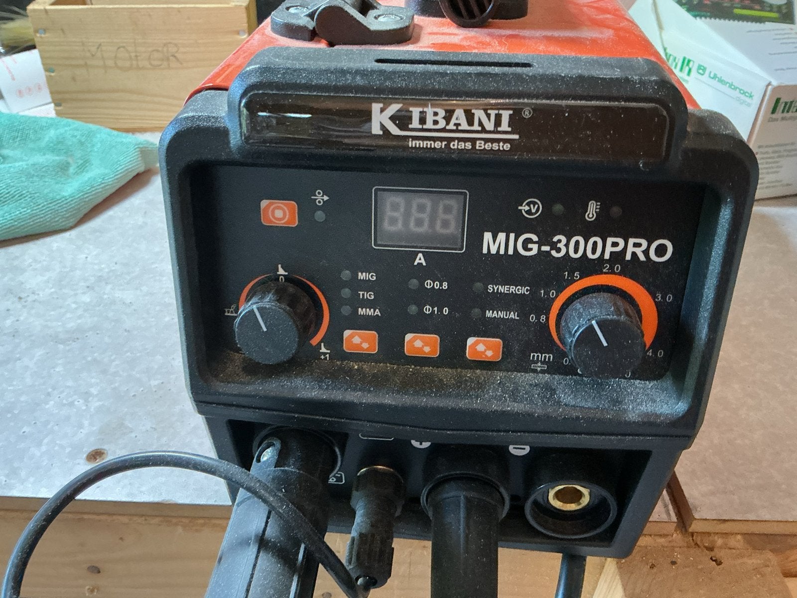 KIBANI MIG-300PRO Lasapparaat - Zo goed als nieuw, Ophalen, Zo goed als nieuw, 250 ampère of meer, Overige typen
