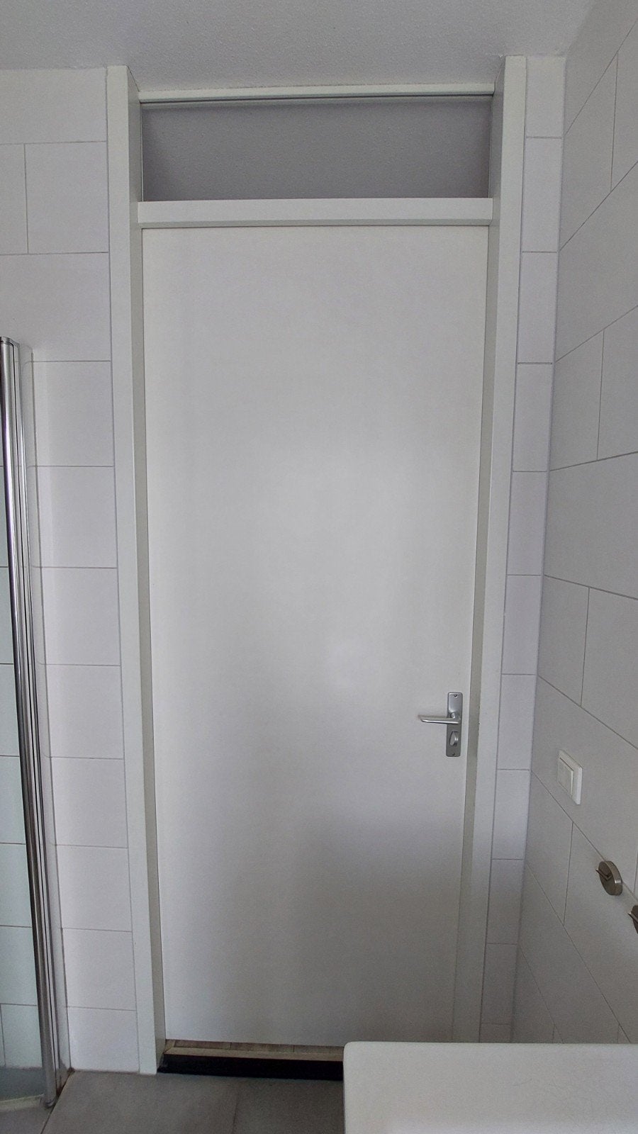 2 opdekdeuren met bovenlicht licht, Ophalen, 80 tot 100 cm, 215 cm of meer, Binnendeur