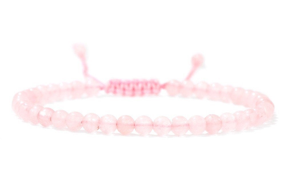 SALE: Verstelbare armband van rozenkwarts, Info.adorabeads@gmail.com, Overige materialen, Adorabeads, Nieuw