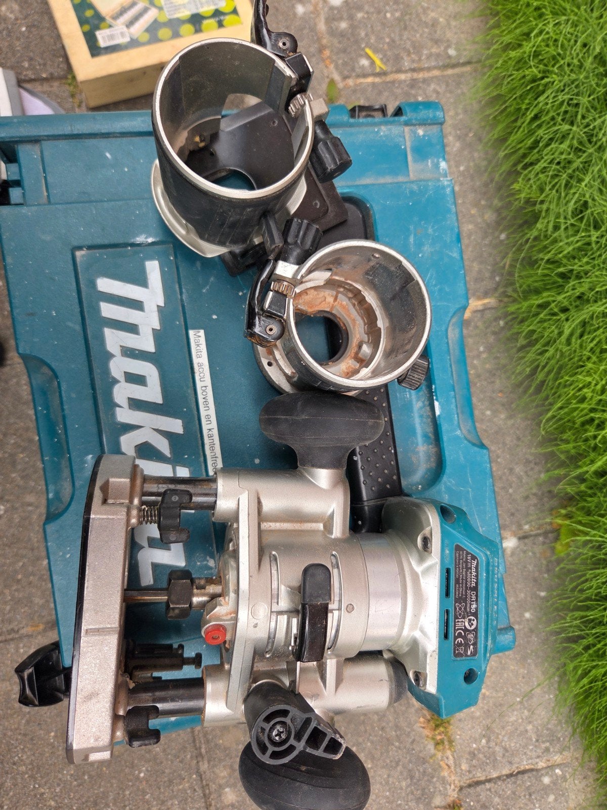 Makita bovenfrees DRT50ZJX2 - Gebruikt, Ophalen, Gebruikt, Elektrisch, Makita