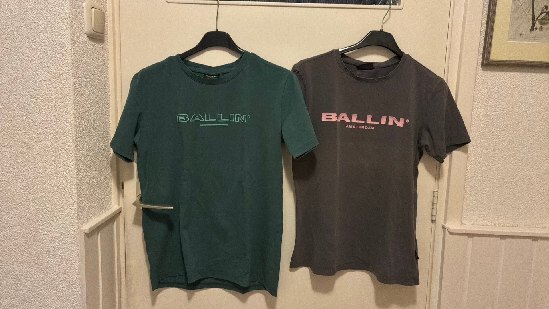 2 shirtjes voor ongeveer 14 jaar BALLIN, Ophalen of Verzenden, Gebruikt, Jongen, Shirt of Longsleeve