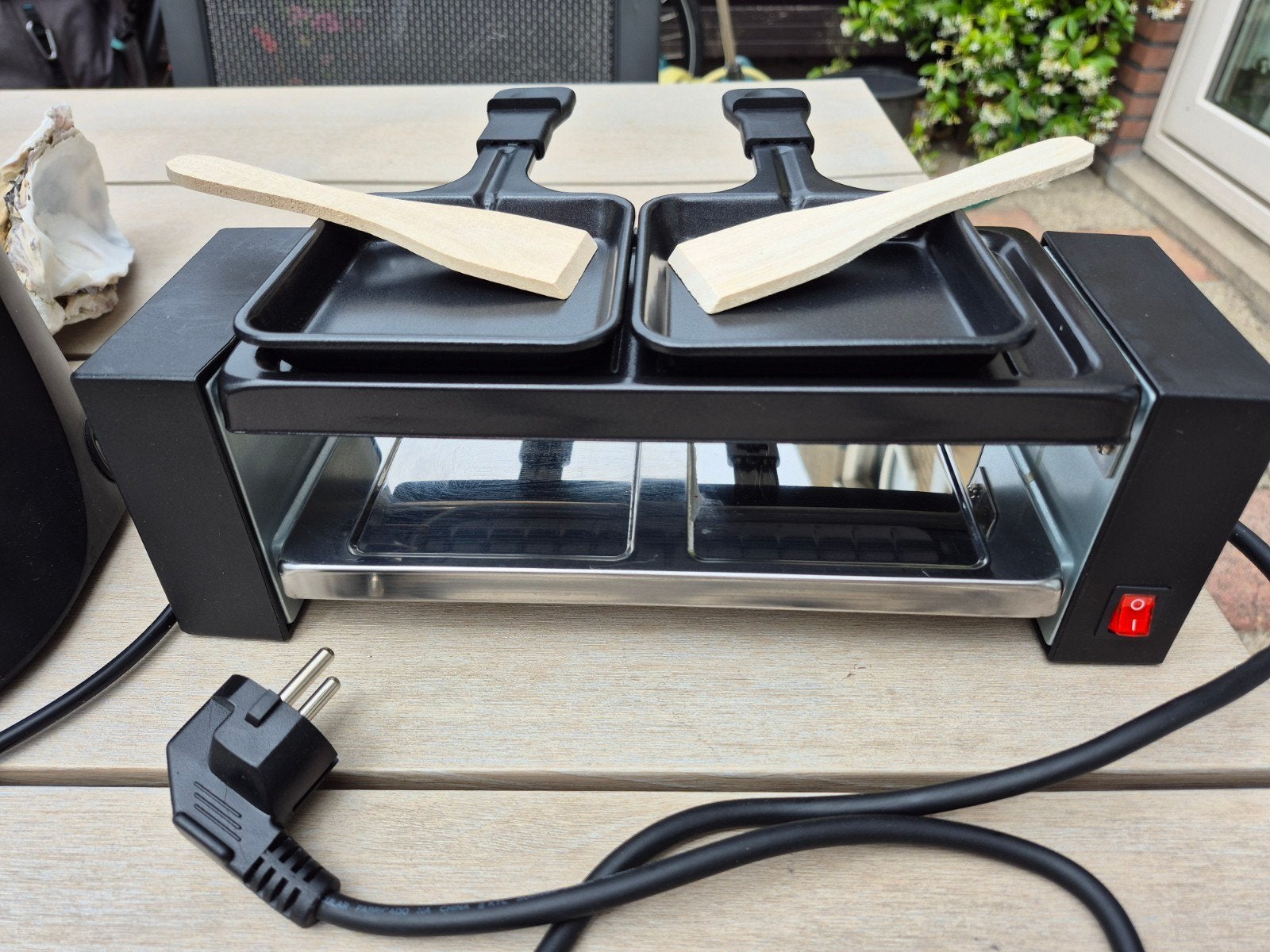 Alpina 1/2 persoon raclette/grill 400W, Ophalen of Verzenden, Zo goed als nieuw, Minder dan 4 personen