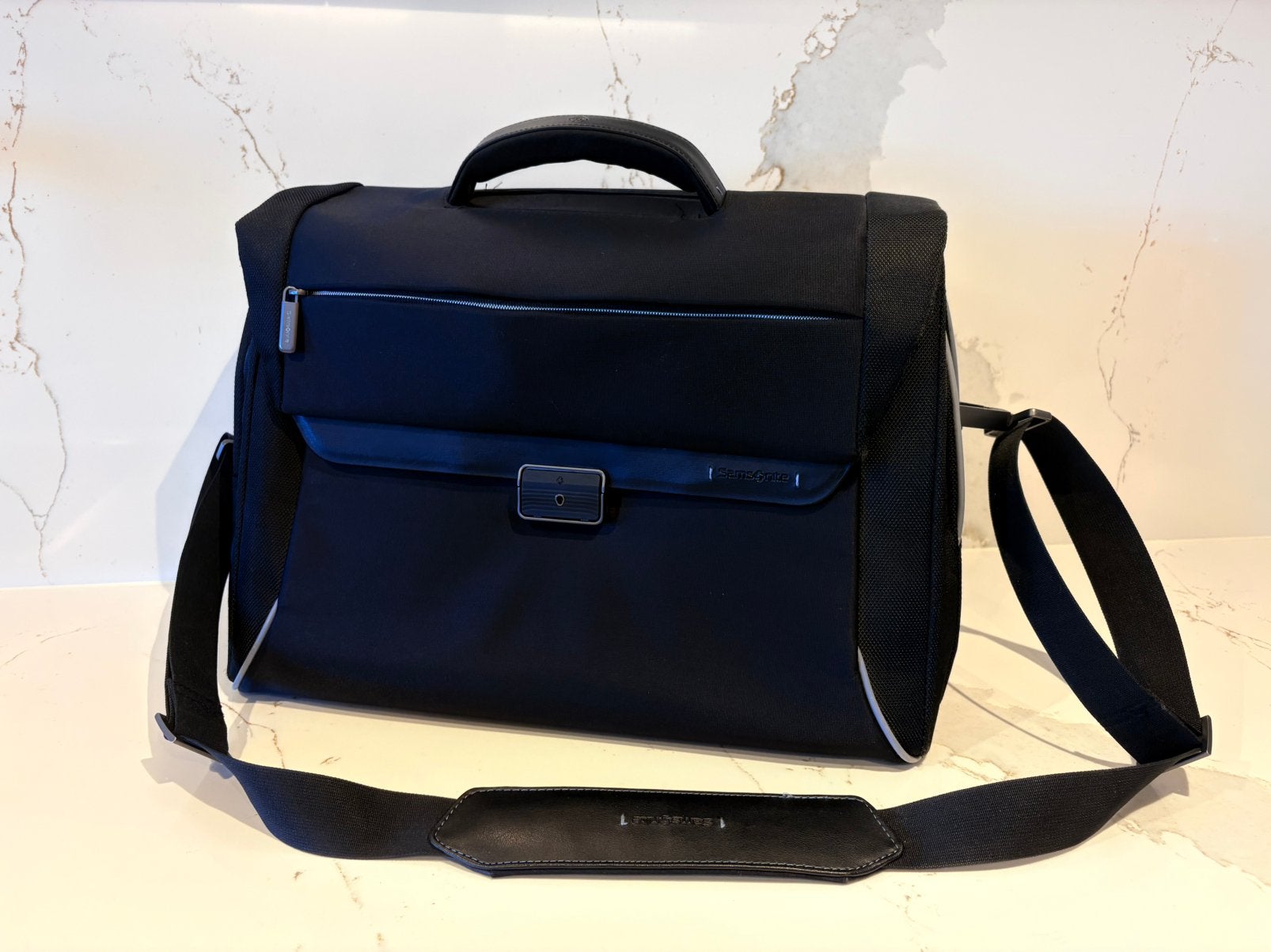Aktetas heren van Samsonite, zwart, Ophalen of Verzenden, 17 inch of meer, Zo goed als nieuw, Aktetas