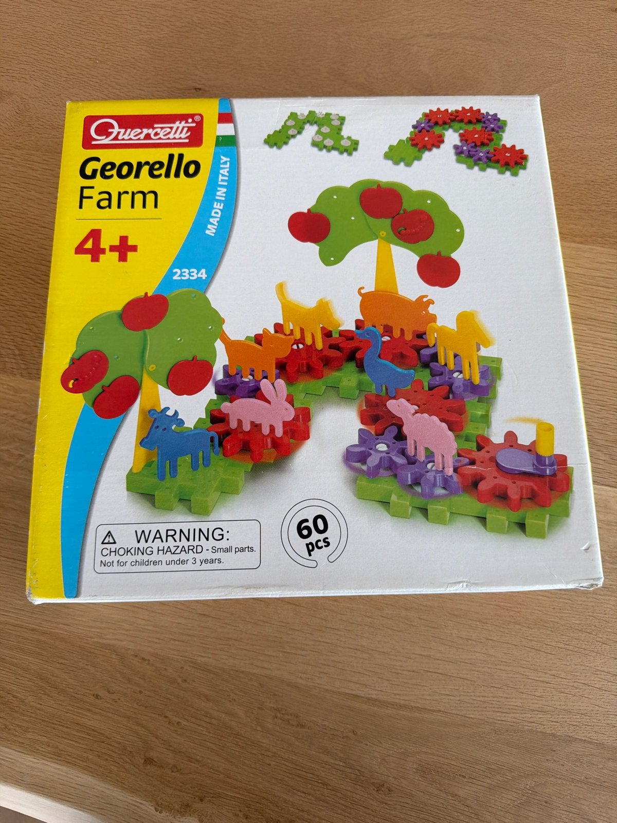 Quercetti Georello Farm Bouwset, Ophalen of Verzenden, Zo goed als nieuw, Overige merken