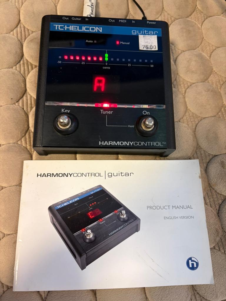 Tc Helicon Harmony Control, Guitar Tuner Midi interface, Harmony controller, Midi, TC Helicon, Overige typen