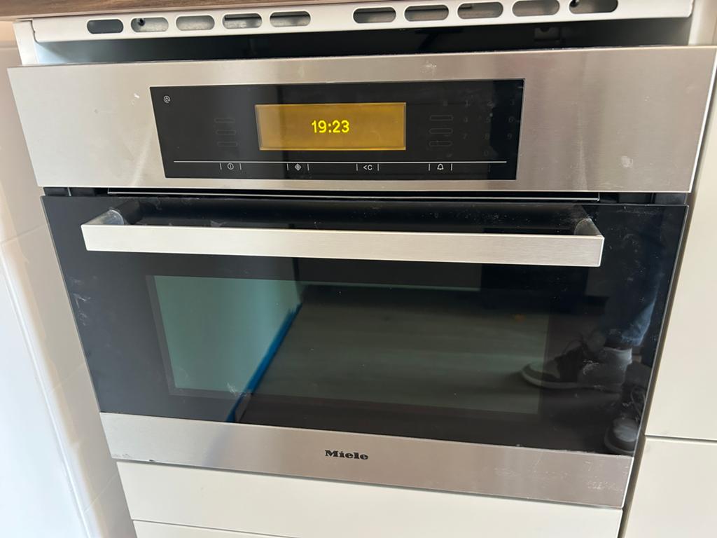 Miele combi oven H5080BM, Witgoed en Apparatuur, Ovens, Ophalen, Minder dan 45 cm, Gebruikt, Combi-oven