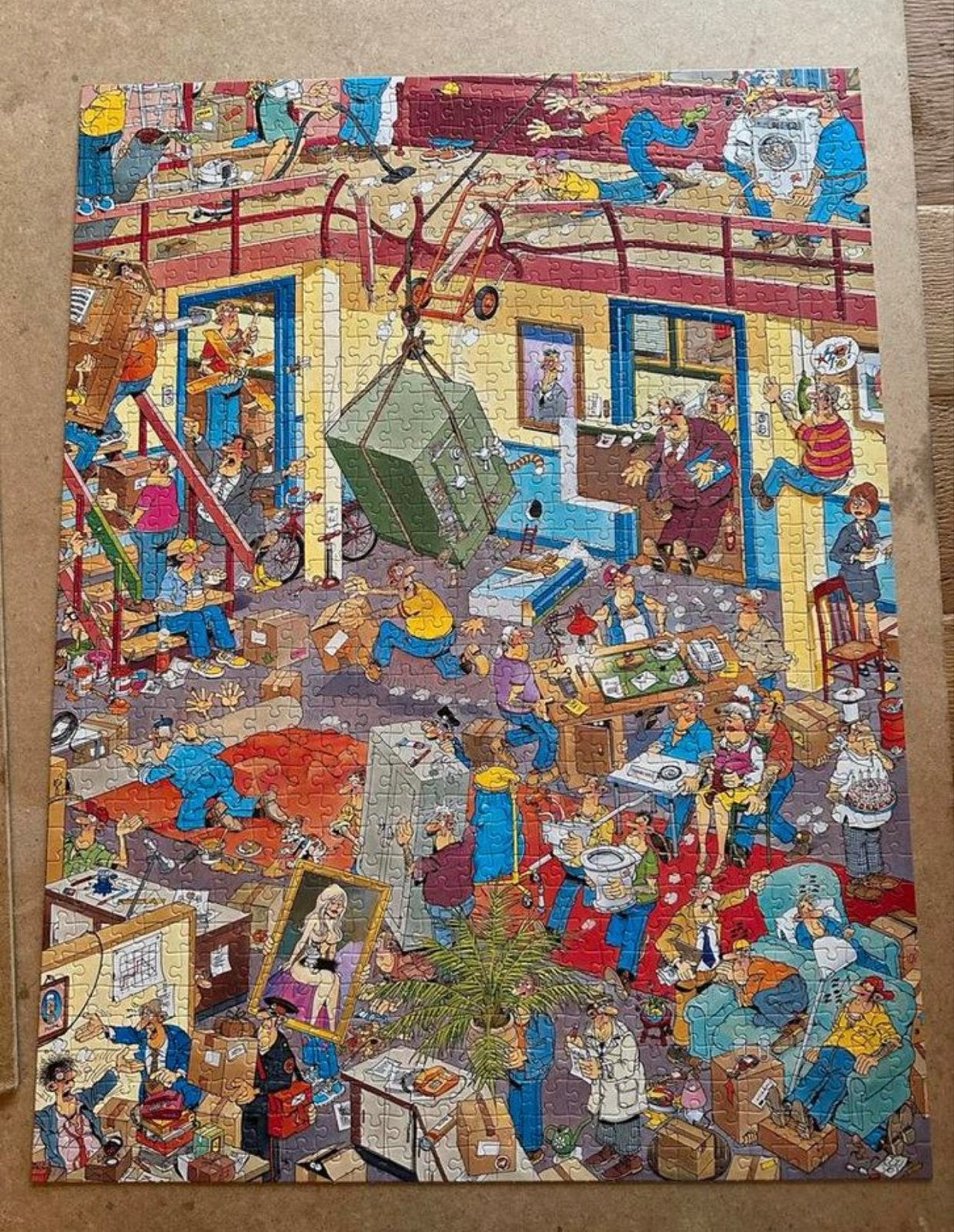 Jan van Haasteren, Ophalen, 500 t/m 1500 stukjes, Zo goed als nieuw, Legpuzzel