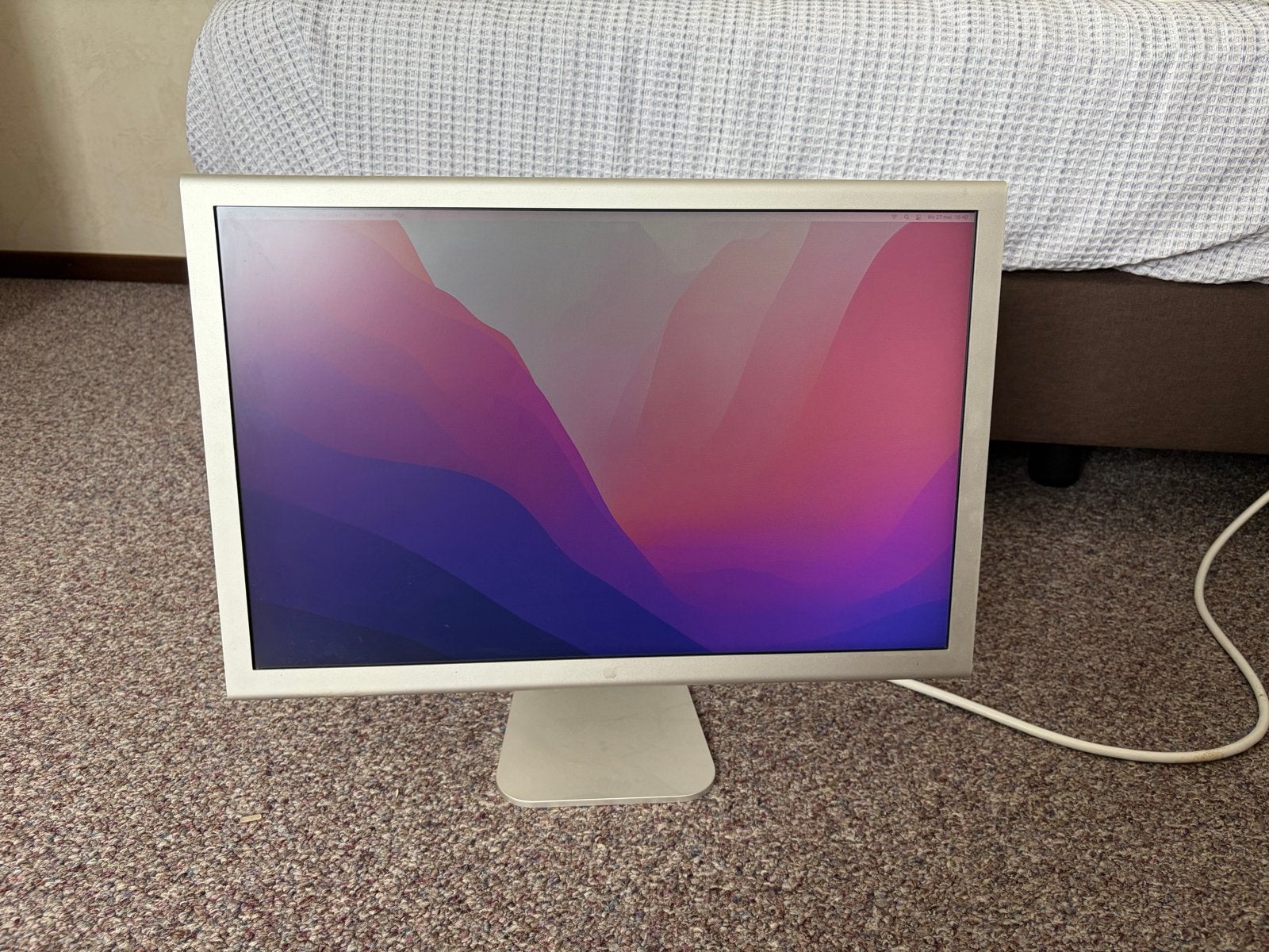Apple Cinema HD Display (23 inch) DVI met Mini DisplayPort, Gebruikt, IPS, Ophalen of Verzenden, Onbekend