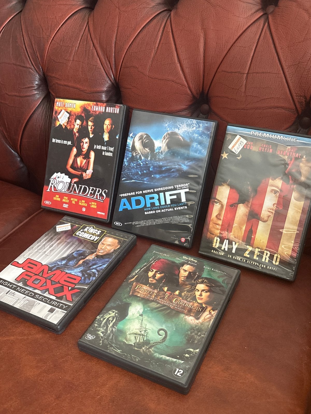 Diverse DVD-collectie: Rounders, Adrift, Day Zero, Jamie Fox, Cd's en Dvd's, Ophalen