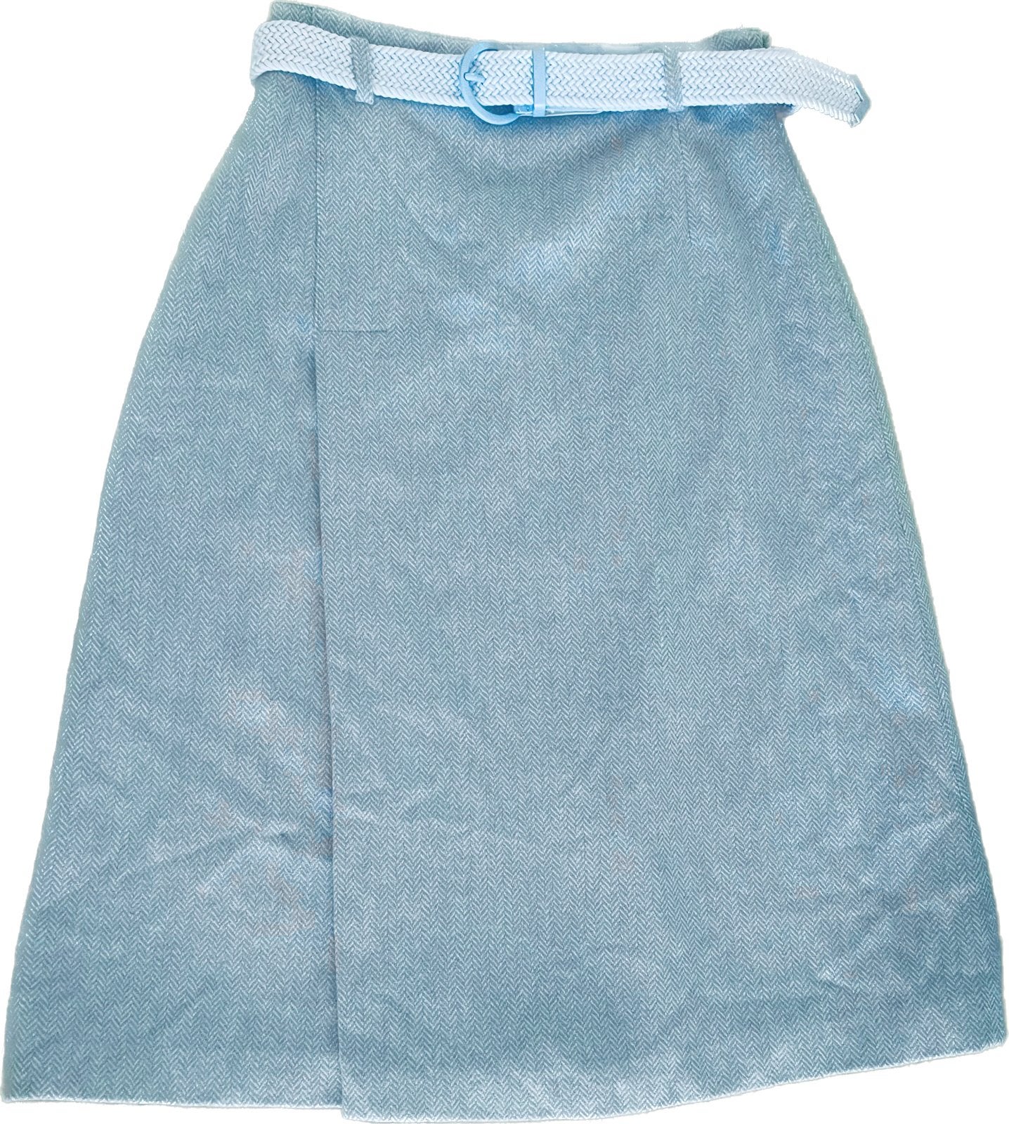 MAX MARA Weekend wollen rok 36 lichtblauw, Ophalen of Verzenden, Zo goed als nieuw, Maat 36 (S), Blauw