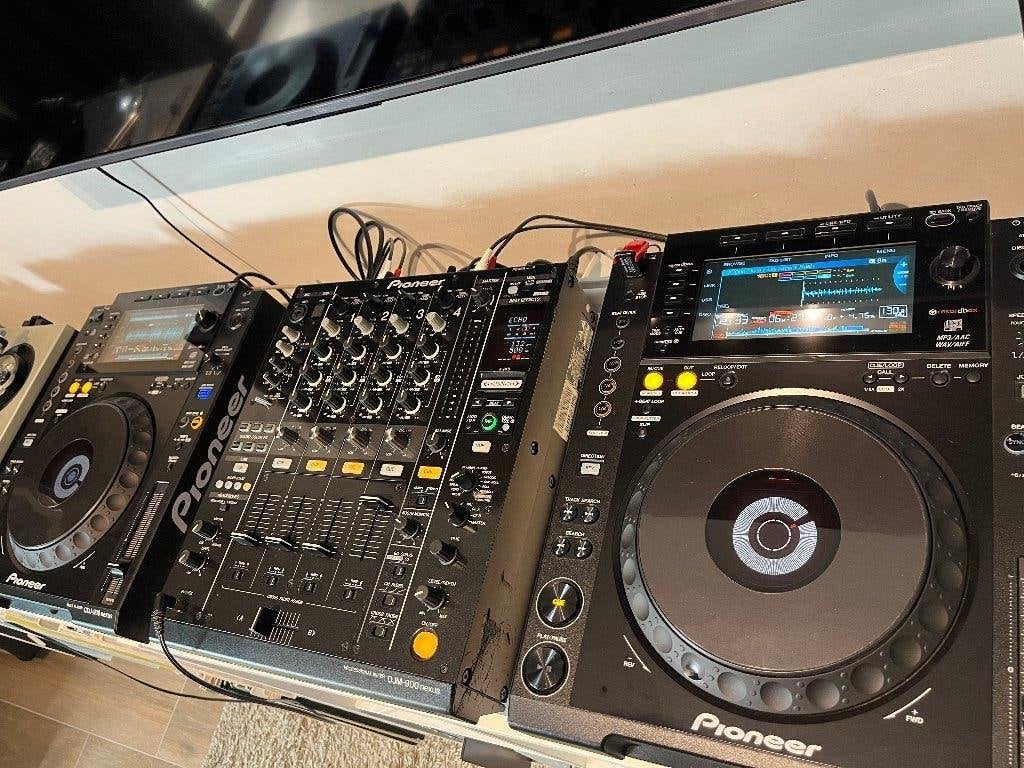 Pioneer CDJ900NXS (2x) + DJM900NXS, Muziek en Instrumenten, Dj-sets en Draaitafels, Ophalen, Zo goed als nieuw, Draaitafel, Pioneer
