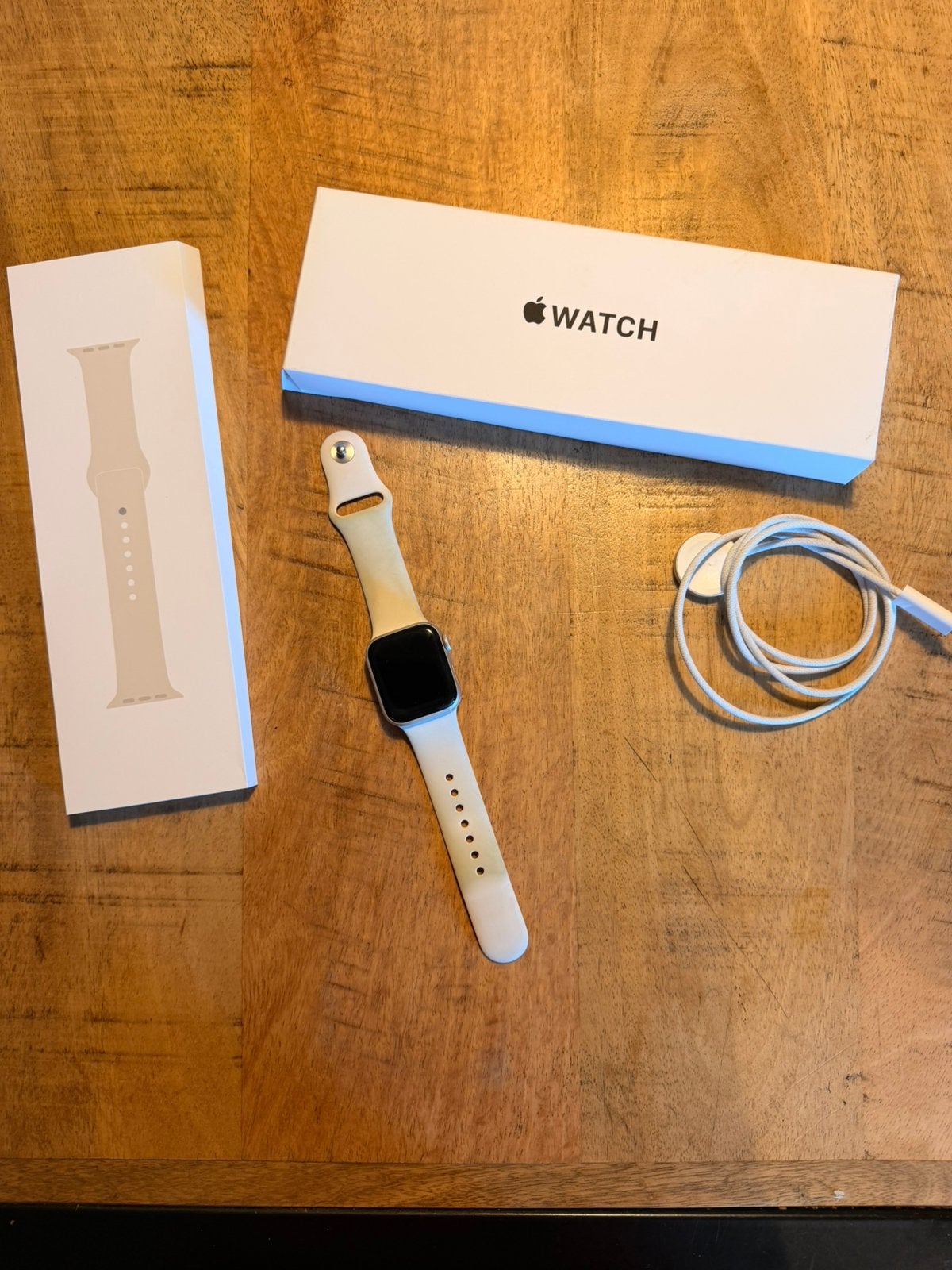 Apple watch SE 3 40mm Starlight, Ophalen, Zo goed als nieuw, Zilver, IOS