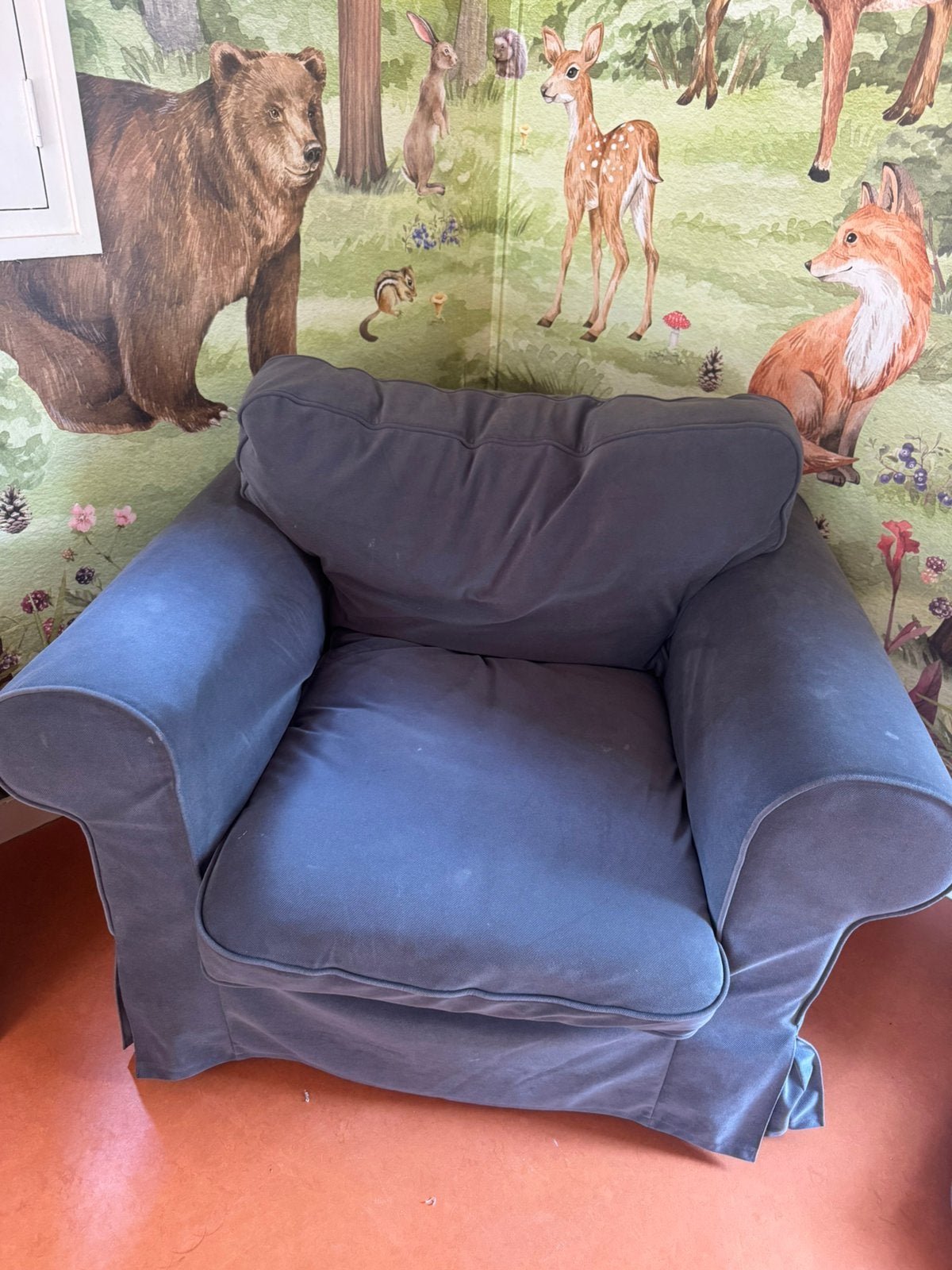 Ikea Ektorp fauteuil, Ophalen, Gebruikt, Eenpersoons, 75 tot 100 cm
