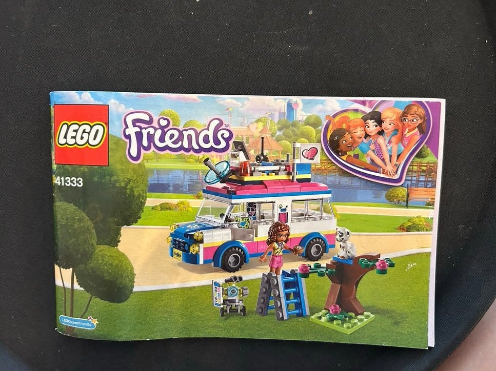 Lego Friends 41333 - Stephanie's Voertuig, Lego, Friends, Ophalen of Verzenden, Zo goed als nieuw