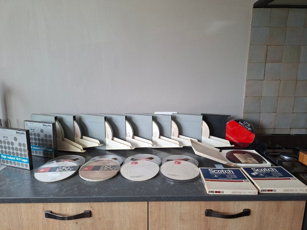 17 x 18 cm tapes, Basf, Scott, Philips, Ophalen, Bandrecorder
