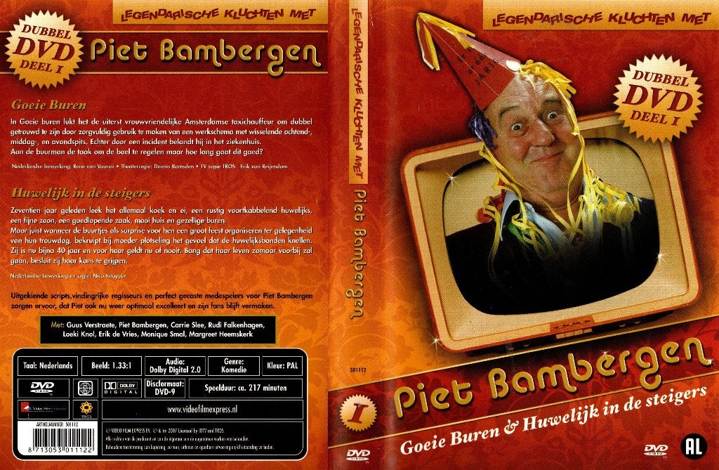 Legendarische kluchten met Piet Bambergen, deel 1, Alle leeftijden, Boxset, Ophalen of Verzenden, Zo goed als nieuw