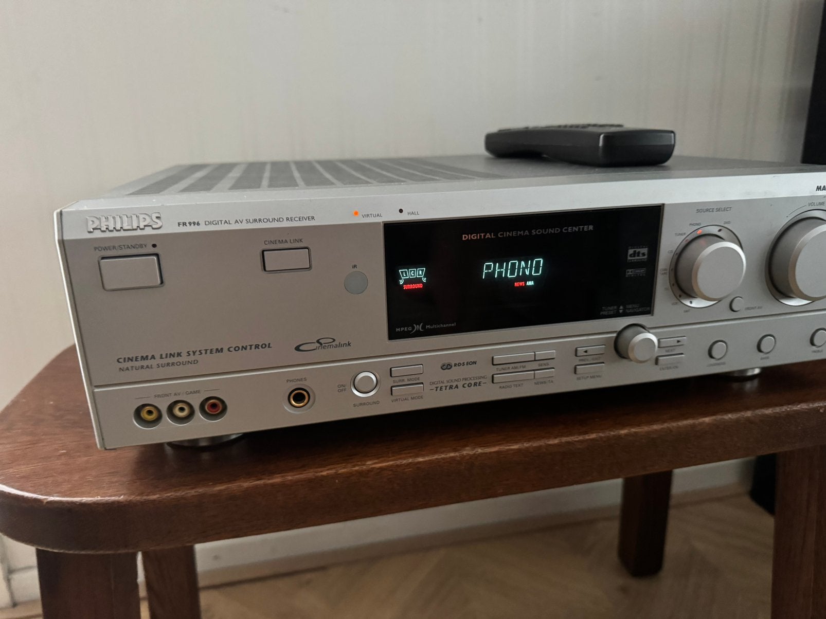 Philips Match Line FR996 Digital AV Surround Receiver, Gebruikt, 60 tot 120 watt, Ophalen, Overige merken