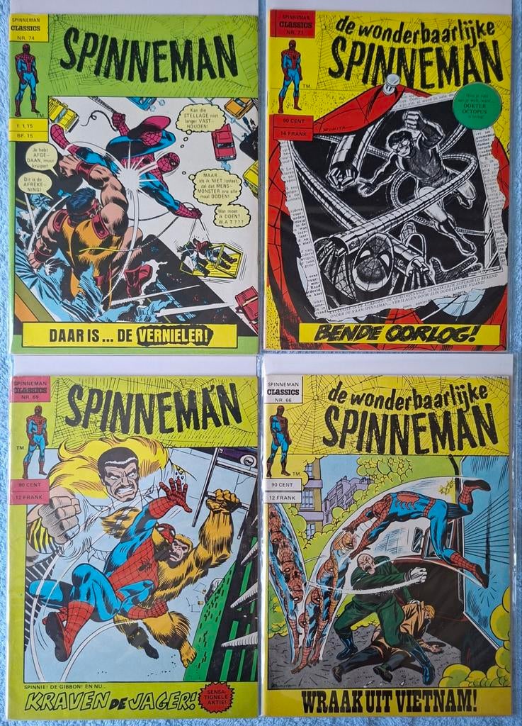 WONDERBAARLIJKE SPINNEMAN CLASSICS. 5 EURO PER STUK., Boeken, Meerdere comics, Ophalen of Verzenden, Gelezen, Europa