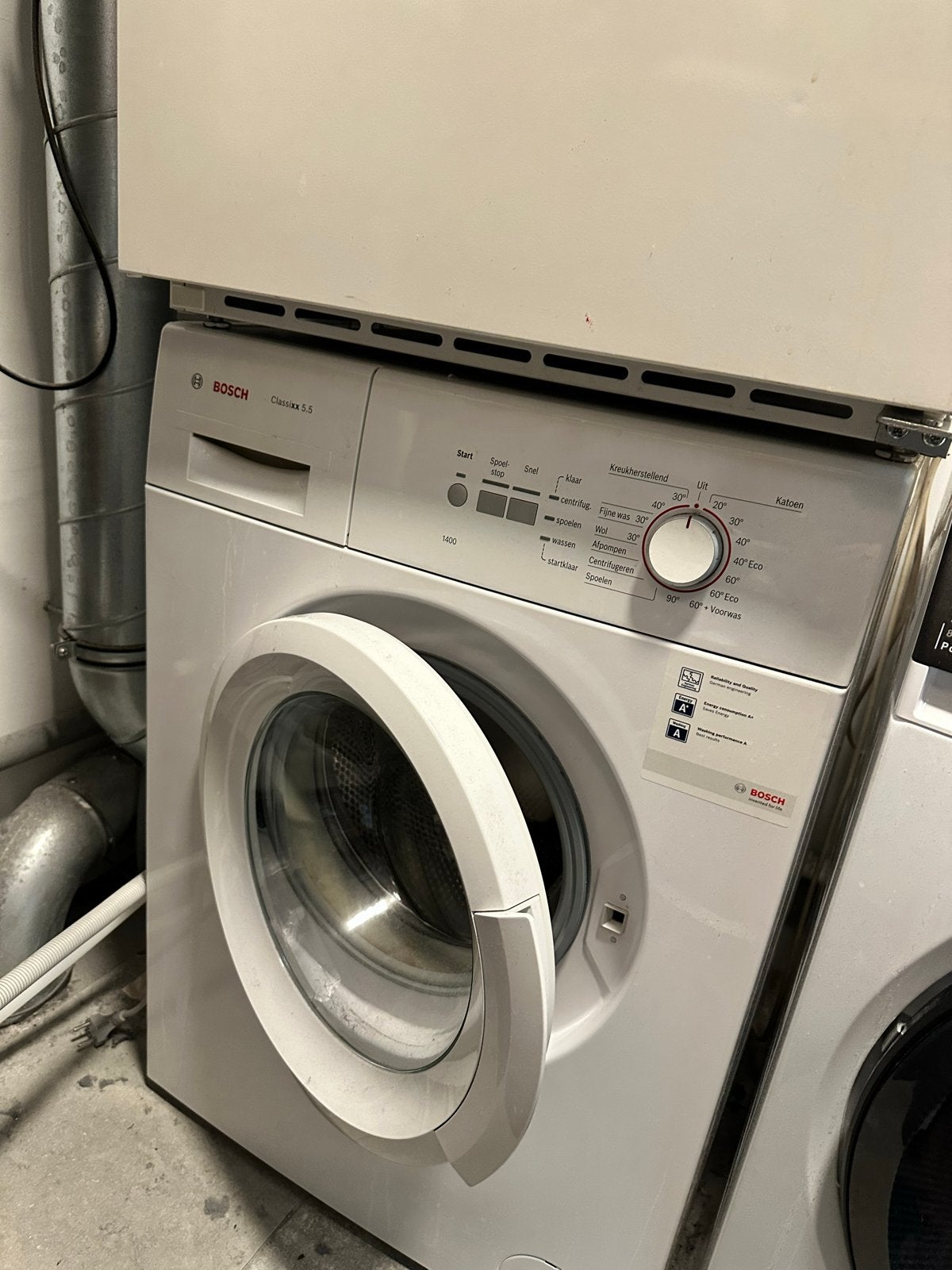 GRATIS! Bosch Classixx 5.5 Wasmachine - Voorlader, Ophalen, 1200 tot 1600 toeren, Gebruikt, 4 tot 6 kg