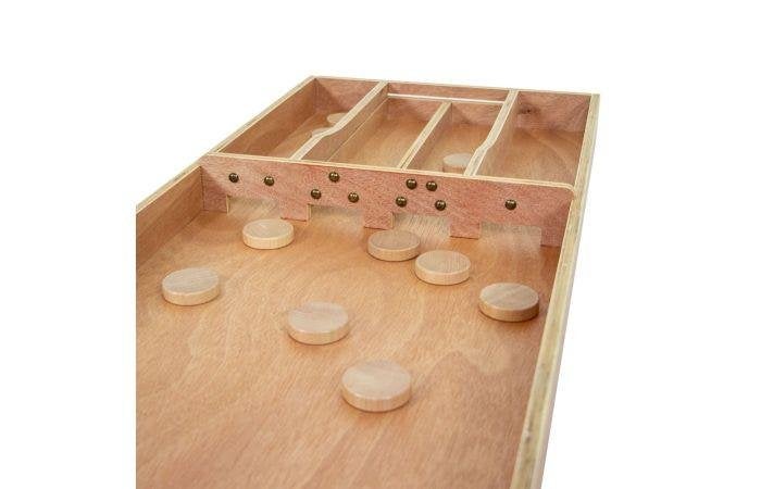 Cougar Classic Sjoelbak Wedstrijd Hout 200cm van €119 nu €79, Een of twee spelers, Ophalen of Verzenden, Nieuw, Cougar