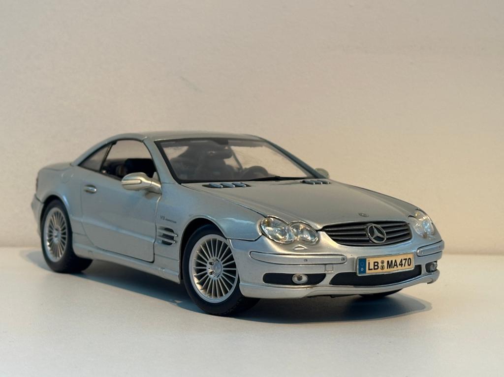 Mercedes-Benz SL55 AMG | Maisto | schaal 1:18 | Zeldzaam, Hobby en Vrije tijd, Modelauto's | 1:18, Ophalen of Verzenden, Zo goed als nieuw