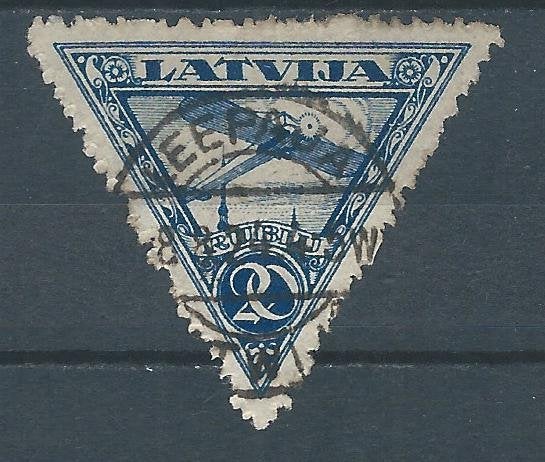 C729 - Baltische staten – Letland – MiNr 76A (gestempeld), Ophalen of Verzenden, Overige landen, Gestempeld