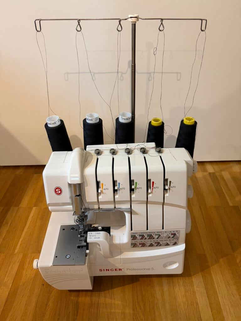 Singer Professional 5 Overlock/Coverlock – Topconditie, Ophalen, Zo goed als nieuw, Naaimachine, Singer