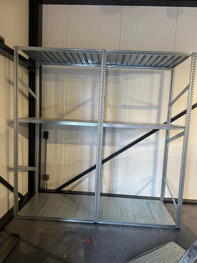 industrieel stellingrek / magazijnrek – aluminium, Ophalen of Verzenden, Gebruikt