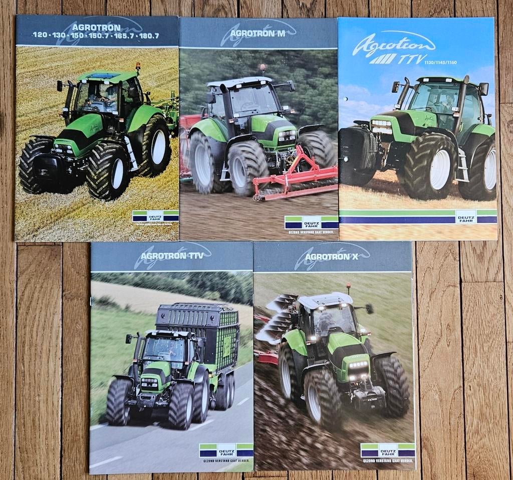 Partij Deutz-Fahr folders, Ophalen of Verzenden