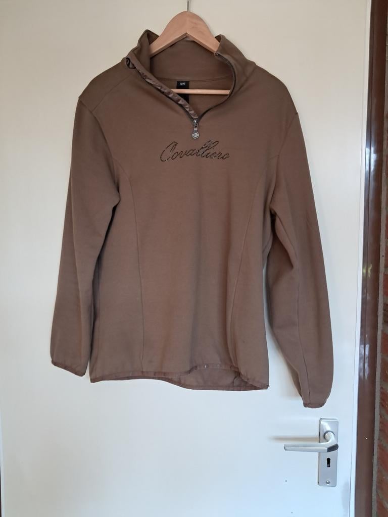 Cavalliero rij sweater, Bruin, 42 en 44., Ophalen of Verzenden, Zo goed als nieuw, Overige soorten, Bovenkleding