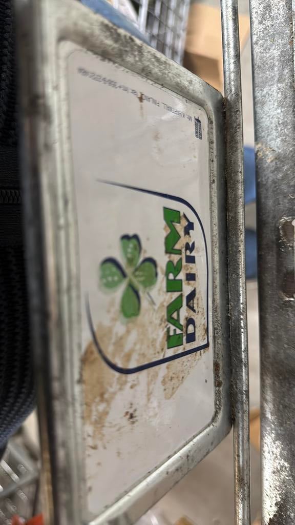 Handige kar met 4 schappen vroegere zuivelkarren, 100 liter of meer, Ophalen, Transportkar
