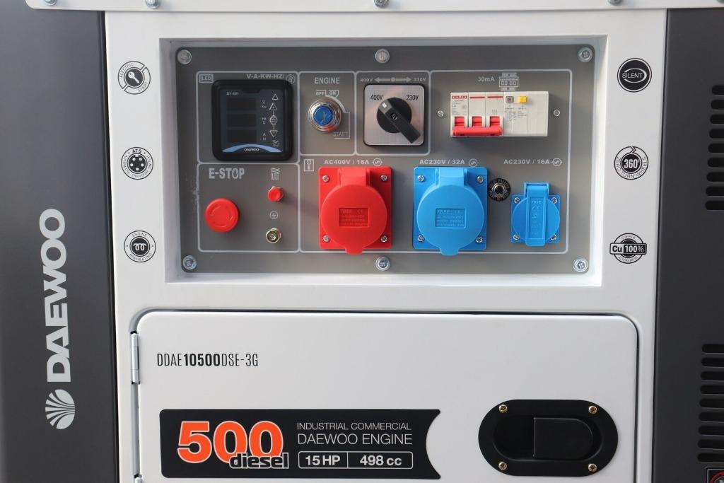 Nieuwe : Generatorsets  8 kva . Daewoo Diesel 230 / 400 Volt, Nieuw, Ophalen of Verzenden, 5 tot 10 kVA, Elektrisch startend