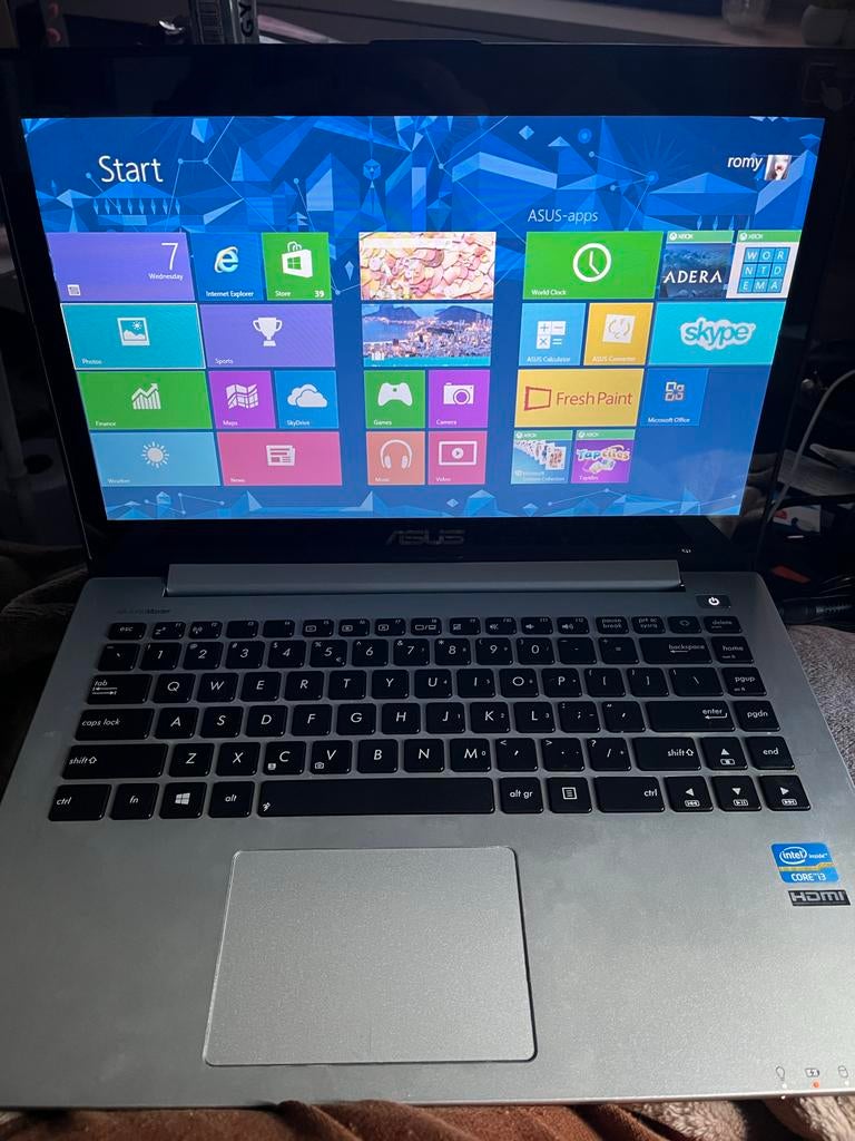 Asus touchscreen laptop, Ophalen, Gebruikt, HDD, 2 tot 3 Ghz