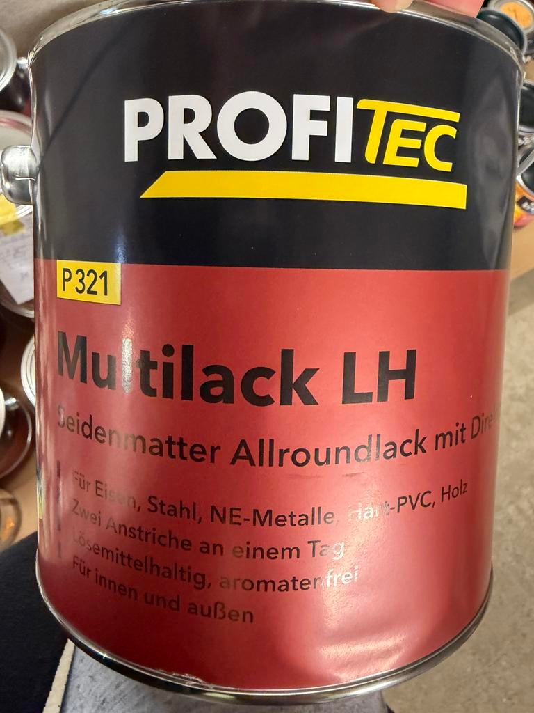 Profitec witte grond- en eindlak in 1/multilak 2,5liter, Ophalen of Verzenden, Nieuw, Wit, Lak
