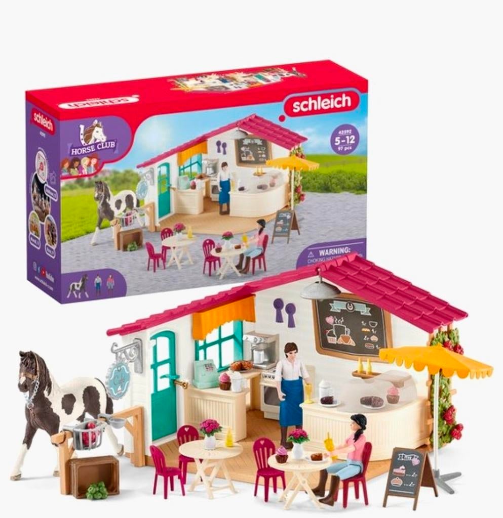 Schleich Horse Club Ruiter Café, Ophalen of Verzenden, Zo goed als nieuw, Jongen of Meisje